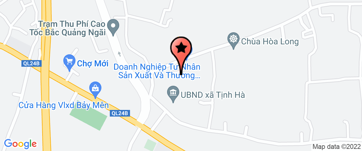 Map go to A Chau Training Trading Company Limited
