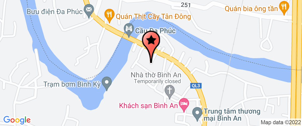 Map go to co phan xay dung va dich vu thuong mai Thanh Hai Company