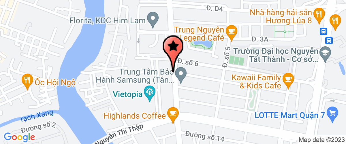 Map go to Nam Thien Phong Trading Services Restaurant Company Limited