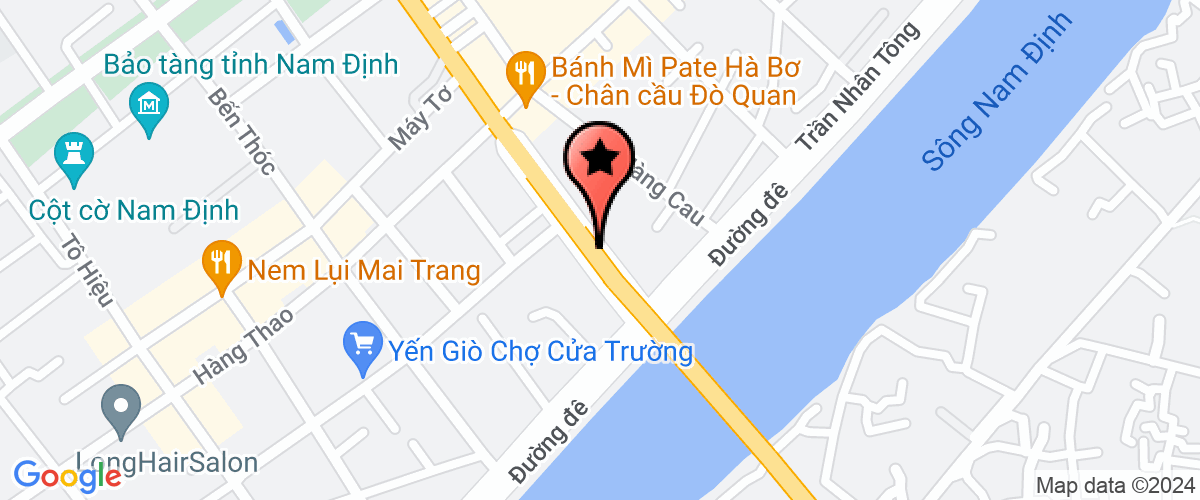 Map go to Hoi chu thap do Nam Dinh Province