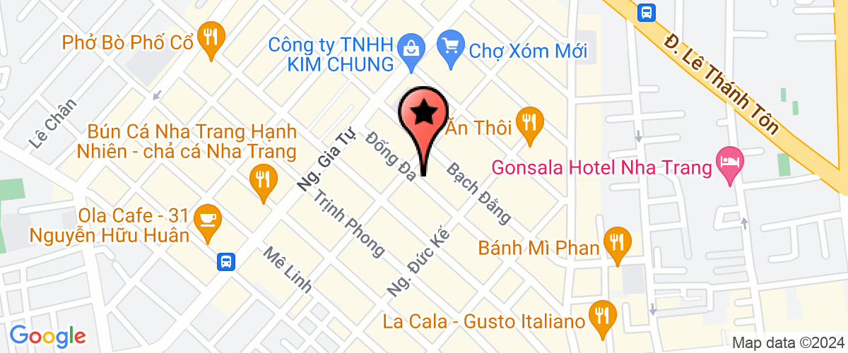 Map go to Bac Binh Company Limited