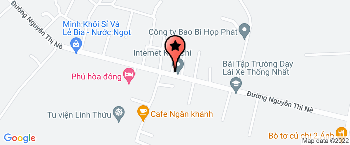 Map go to Viet Natural Farm Company Limited