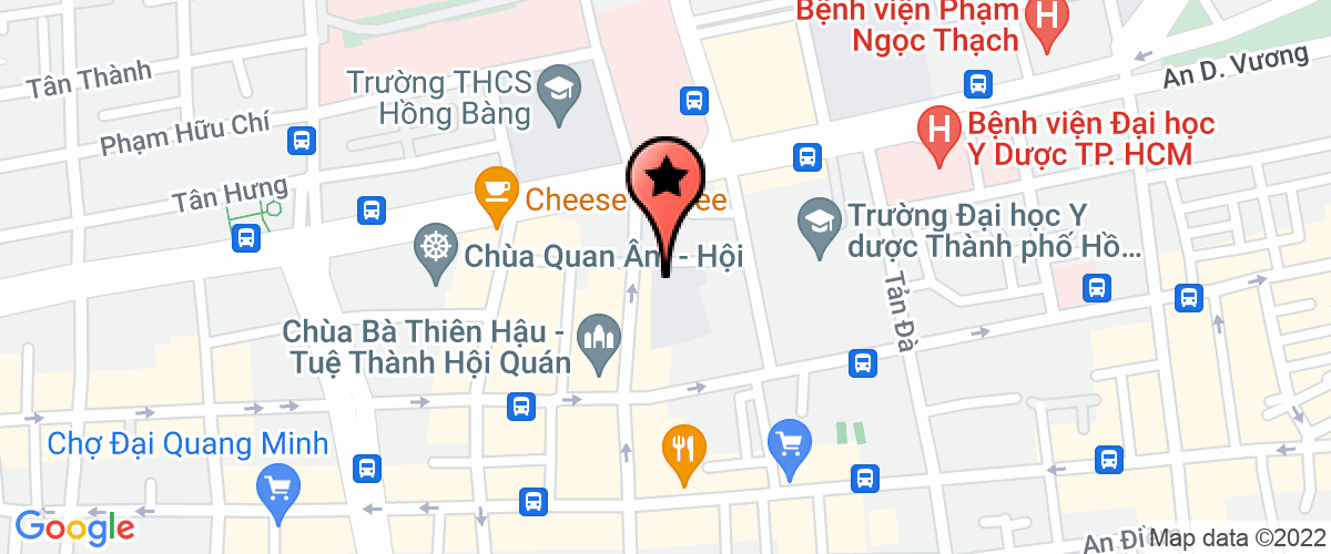 Map go to Cong Doan Minh Dao Quan 5 Elementary School