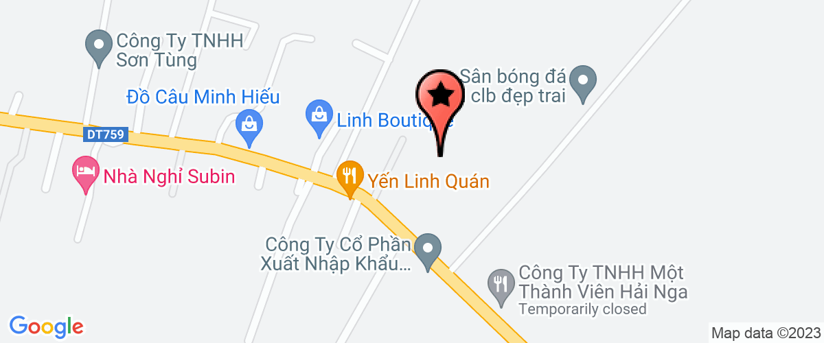 Map go to Hang  Phuong Linh Industry Electrical Door