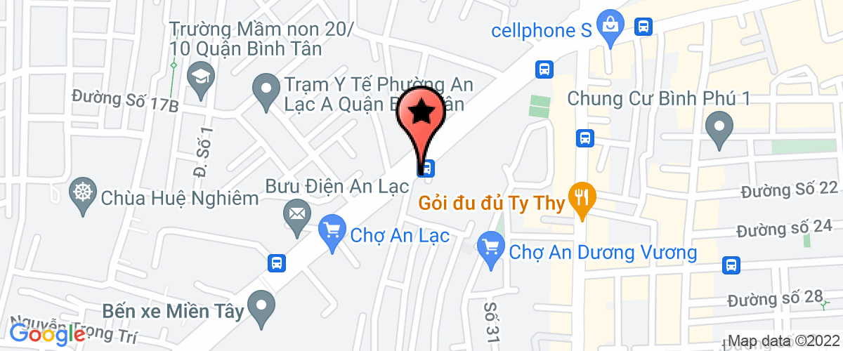 Map go to Phong Ngoc Tai Recording Company Limited