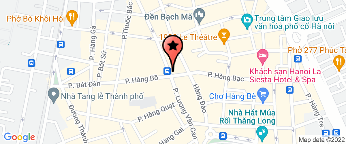 Map go to SX Nguyen Nhan Mac VietNam Textile Garment Accessories Company Limited