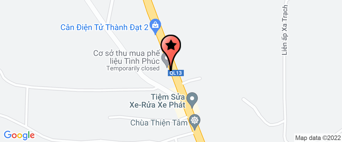 Map go to mot thanh vien Thy May Company Limited