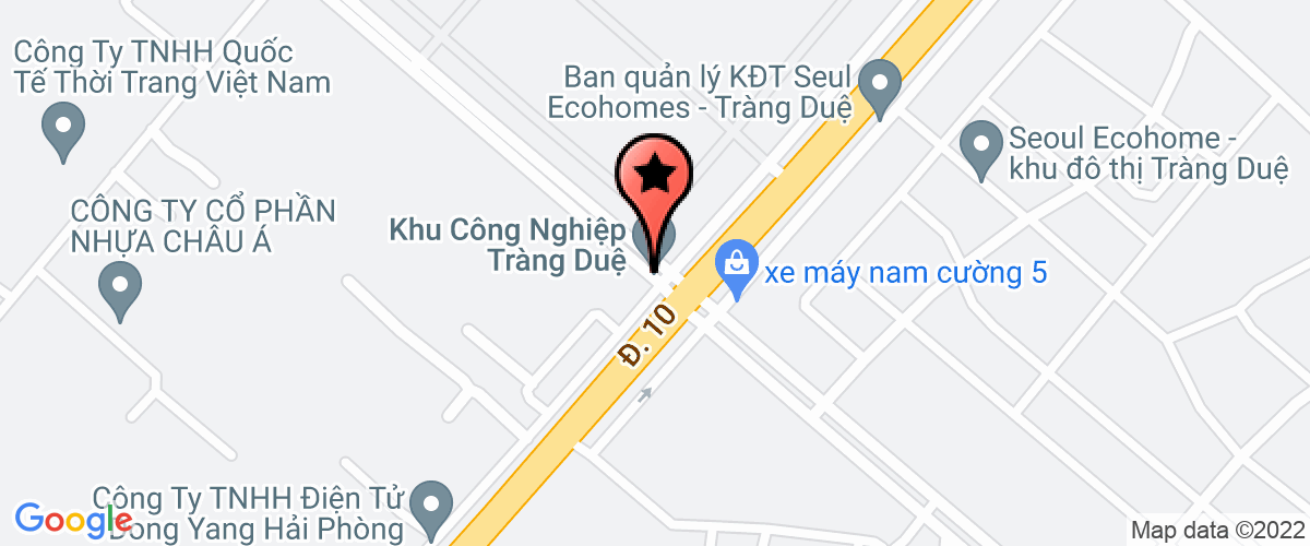 Map go to Hai Phong Paint Joint Stock Company No.2
