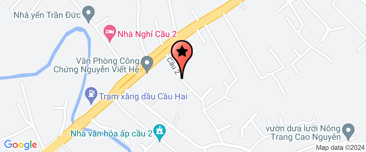 Map go to Thanh Nga Ecology Company Limited