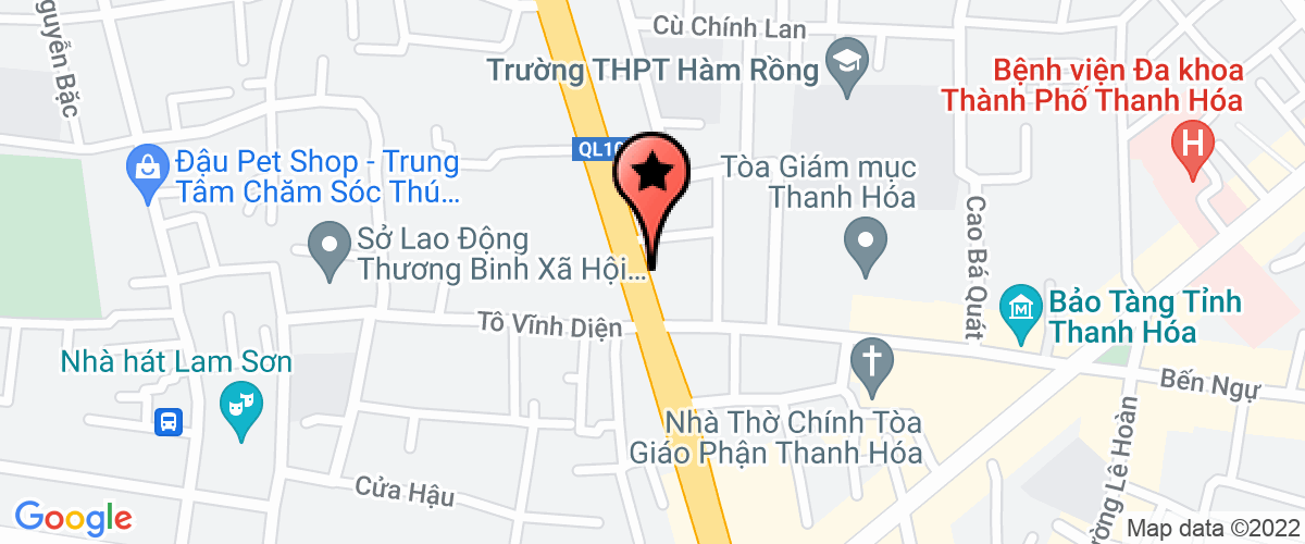 Map go to Dong Son Thanh Hoa Joint Stock Company