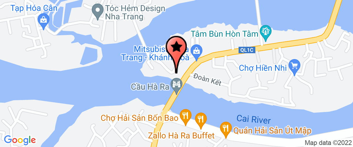 Map go to Nha Trang Hoang Nha Travel Company Limited