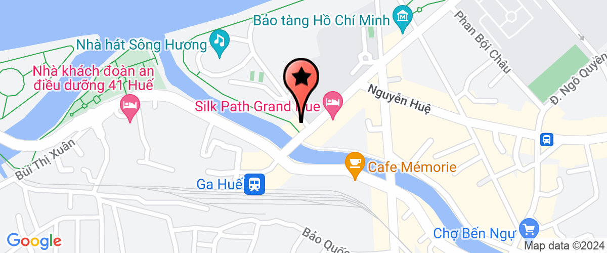 Map go to Hoc vien am nhac Hue