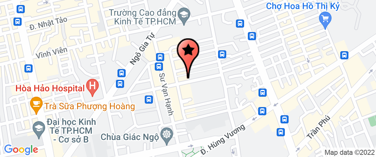 Map go to TNHh Chung Kien Vinh Company