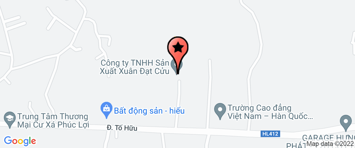 Map go to Xuan Dat Cuu Production Company Limited