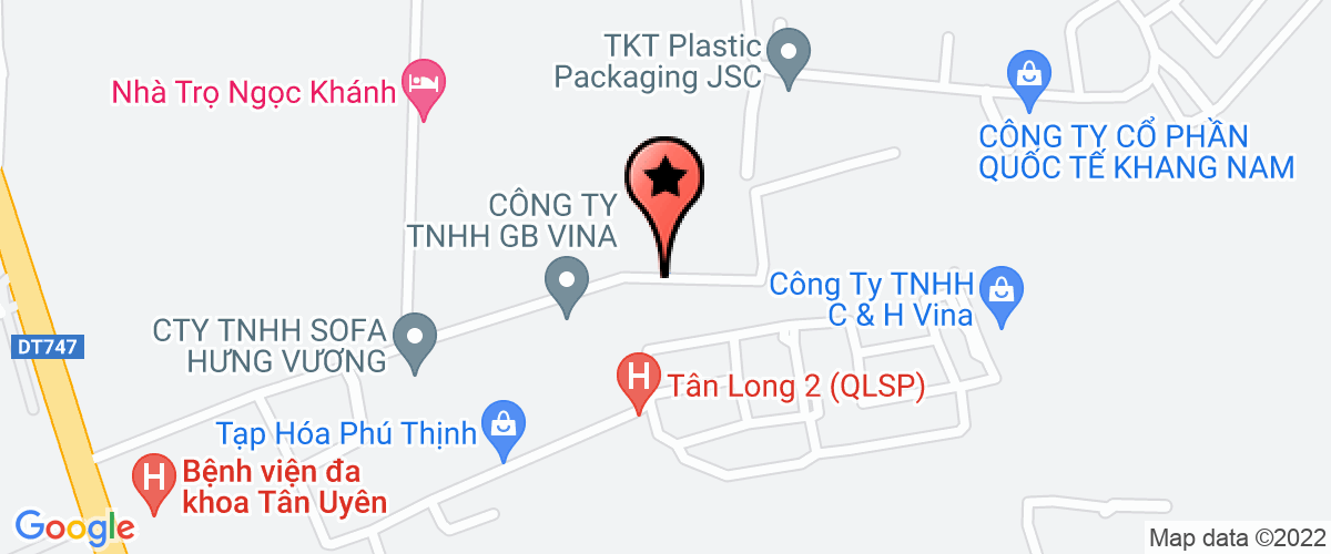 Map go to Nguyen Thanh (nop ho nha thau NN) Company Limited