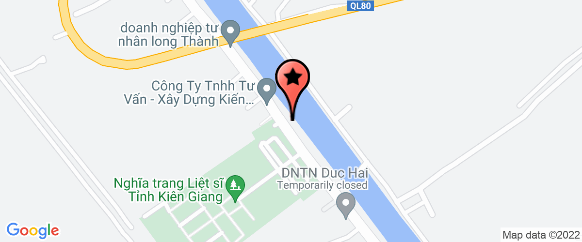 Bản đồ đến Công Ty Trách Nhiệm Hữu Hạn Phú Nhàn Kiên Giang
