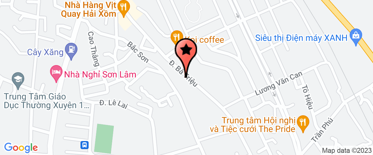 Map go to Tam Thanh Lang Son Company Limited