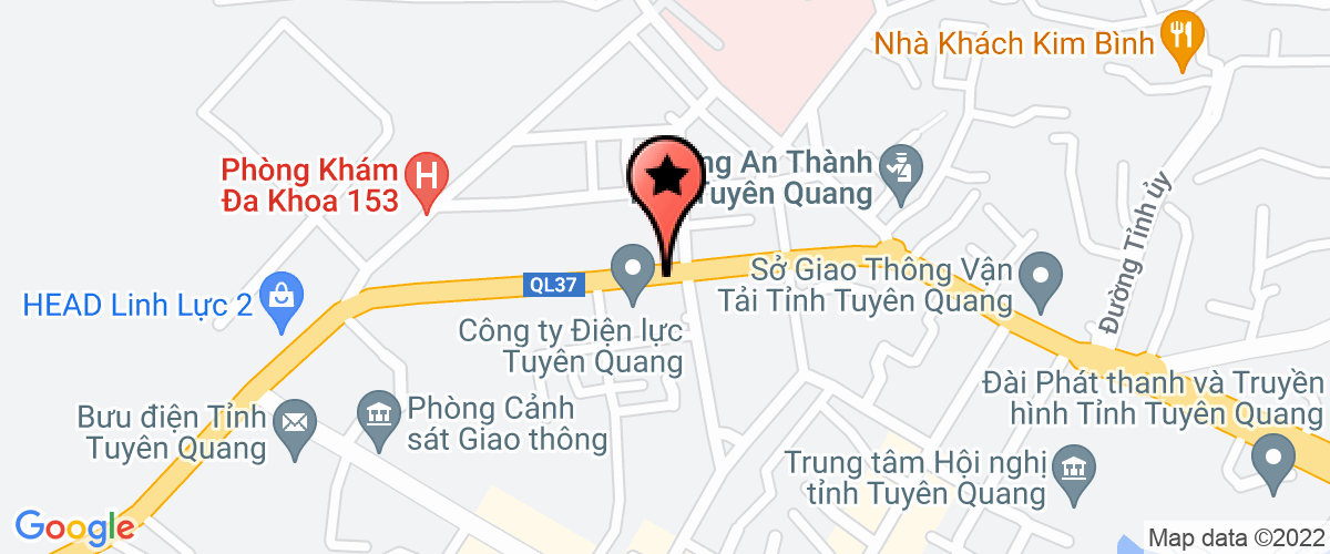 Map go to Huong Dat Company Limited