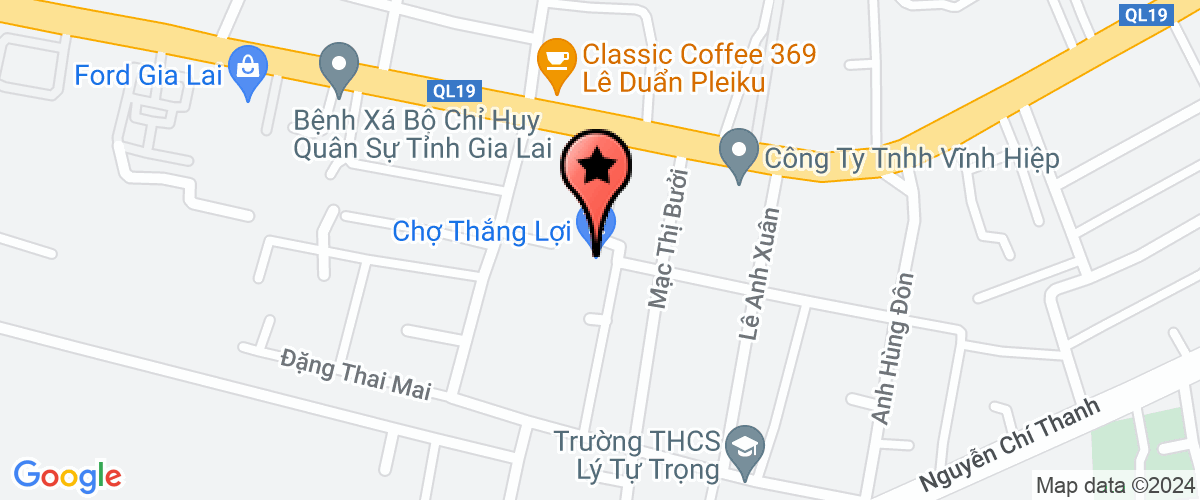 Map go to Phat Thien Gia Lai Company Limited