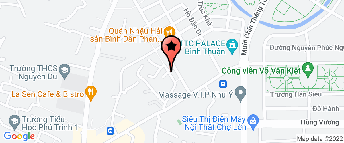 Map go to Truong Tien Dat Company Limited