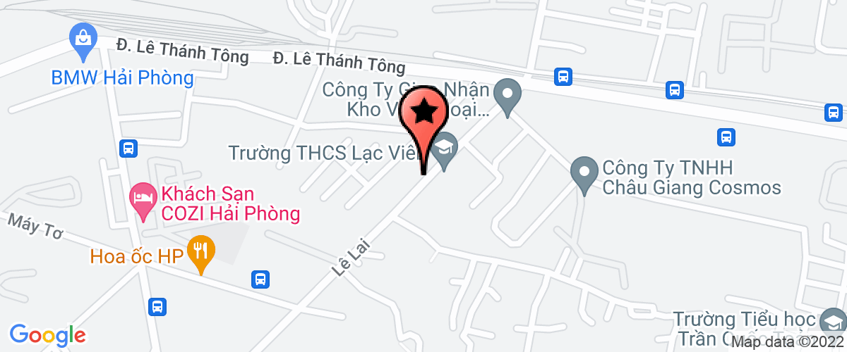 Map go to Binh Tien Joint Stock Company