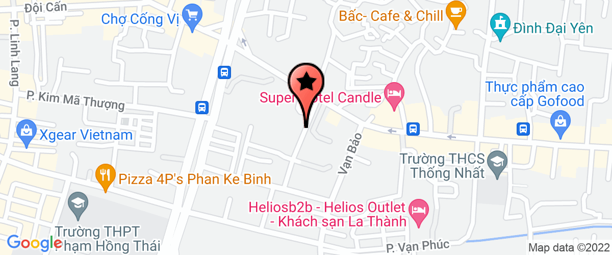 Map go to Suc San Nam Ha Noi Company Limited