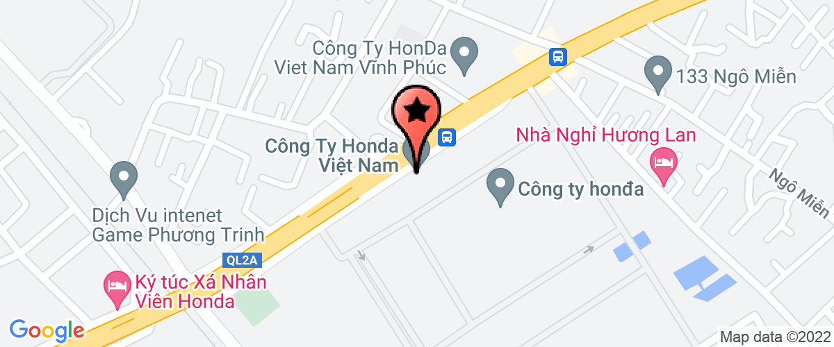 Bản đồ đến Hiệp hội các nhà sản xuất xe máy Việt Nam