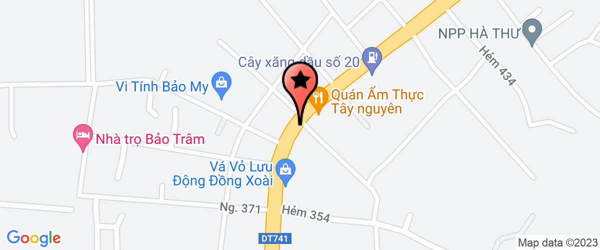Map go to Hoang Long Service Investment Trading Company Limited