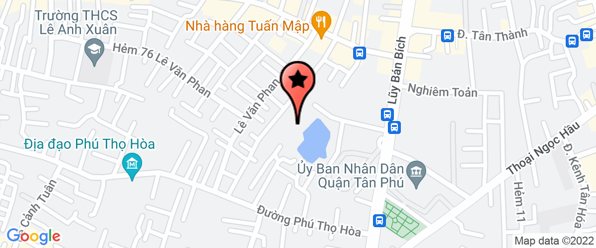 Map go to Hai Au Company Limited