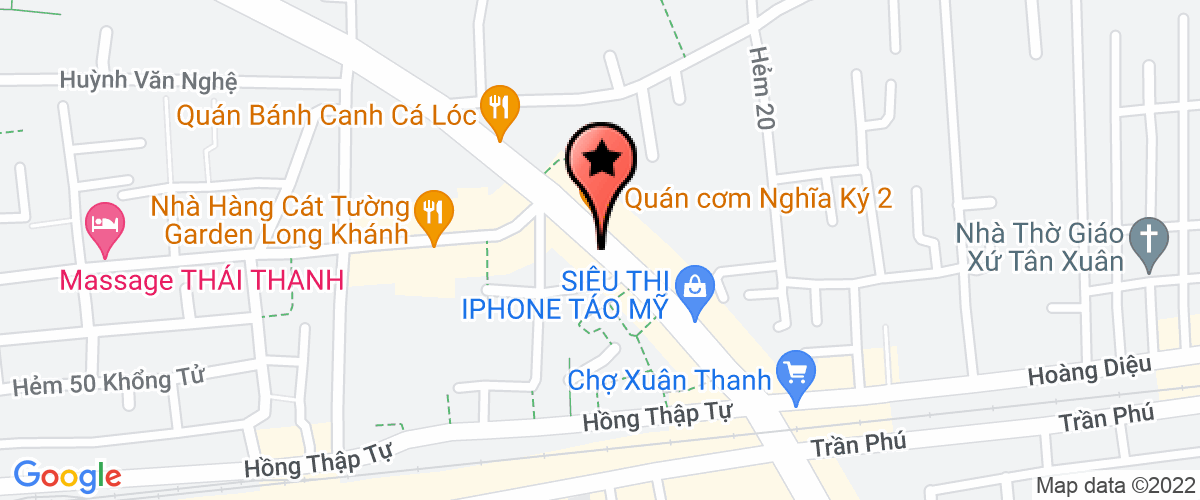 Bản đồ đến Công Ty TNHH Thương Mại Thể Thao Minh Dũng