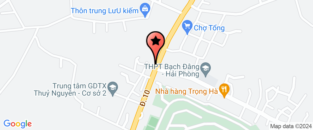 Map go to Thuy San Cau GiA Hai Phong Trading Investment Joint Stock Company