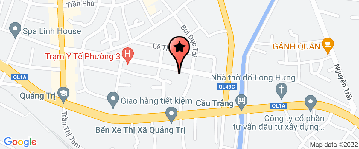 Map go to Cuong Thinh Company Construction and JSC Quang Tri