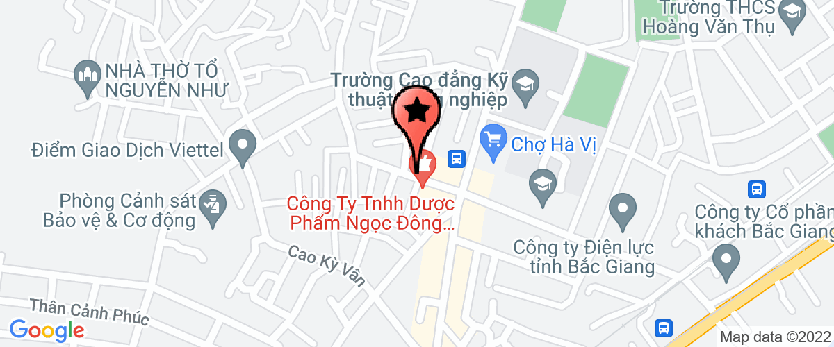 Map go to Hung Long Production And Trading Service Company Limited