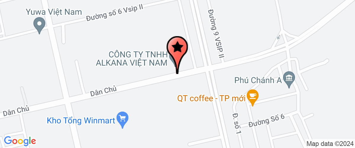 Bản đồ đến Công ty TNHH KEY PLASTICS Việt Nam