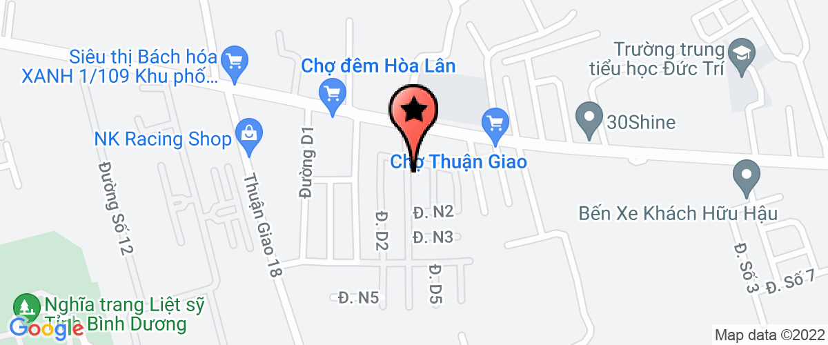 Map go to Nang Que Viet Travel Service Company Limited