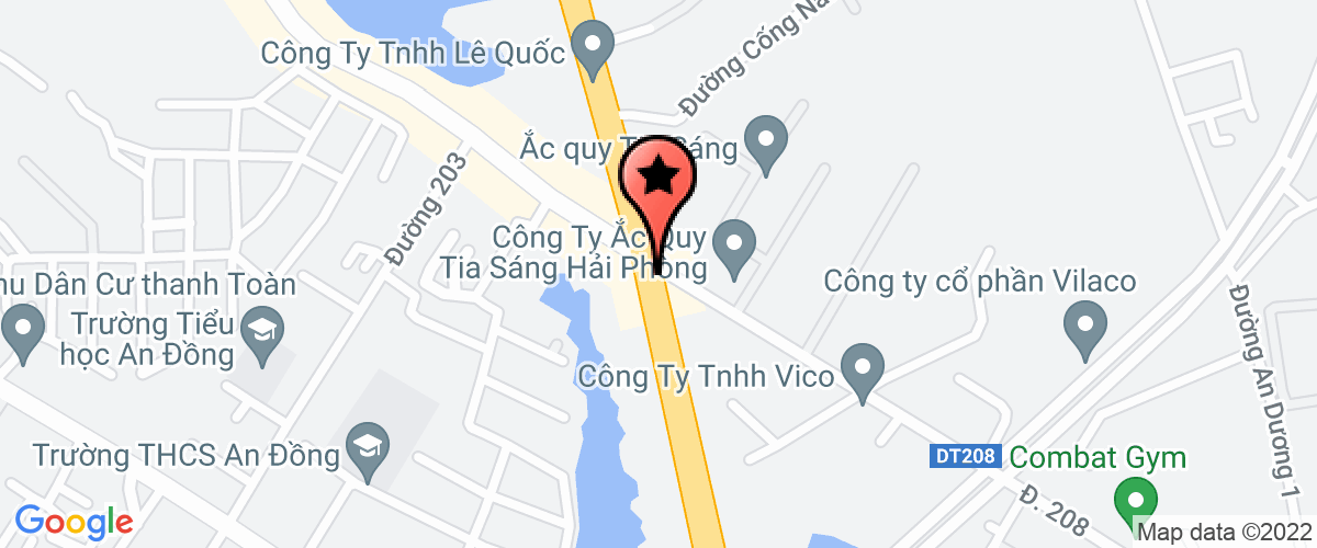 Map go to co phan cong nghe Hai Long Company