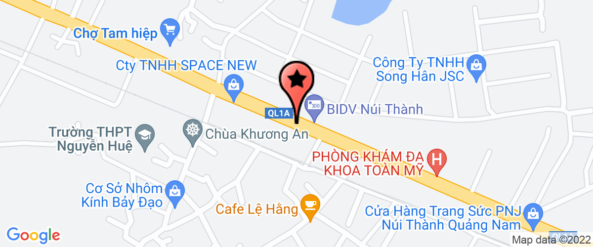 Map go to May Huong Tra Company Limited