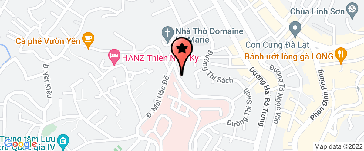 Map go to Mai Linh Da Lat Company Limited