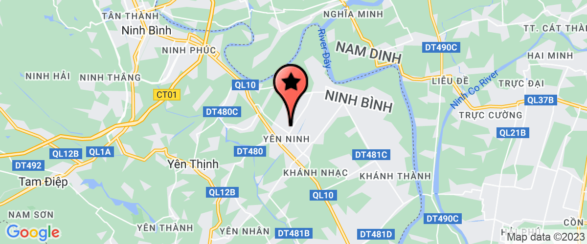 Map go to Hoang Thai Ninh Binh Private Enterprise