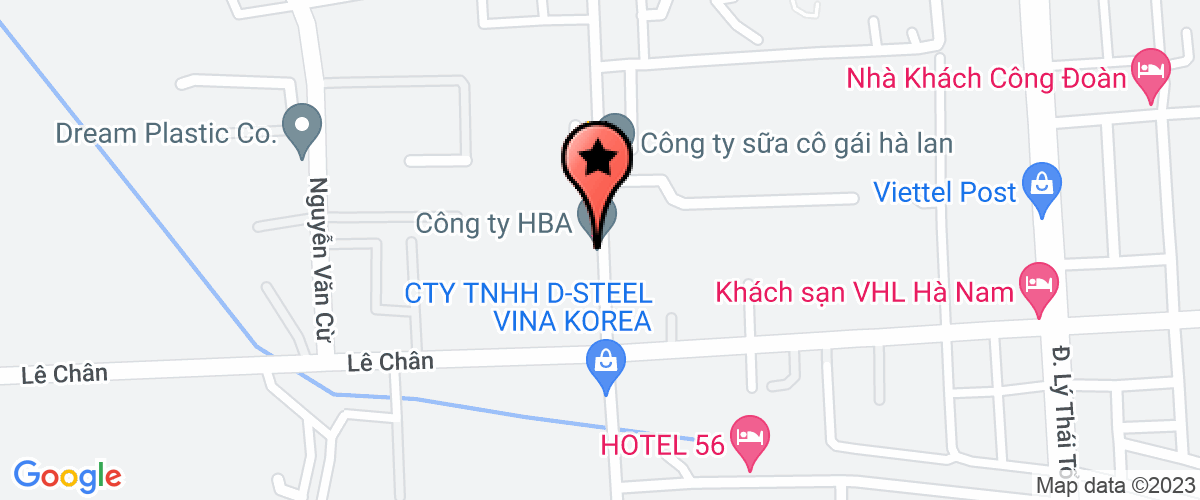 Map go to CP dau tu xay dung va be tong Vinh Tuy Company
