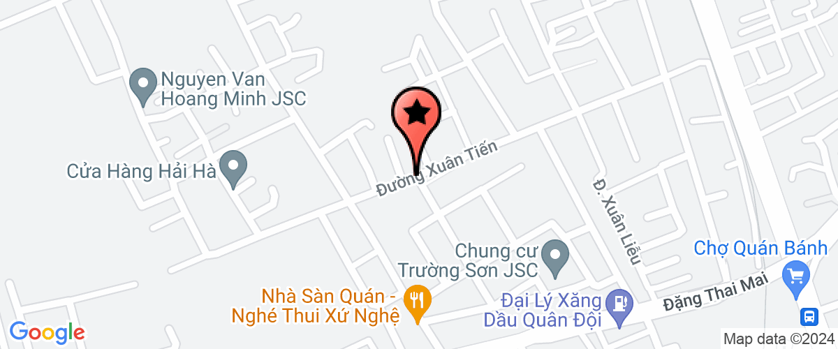 Bản đồ đến Công Ty TNHH Đầu Tư Xây Dựng Thanh Vân