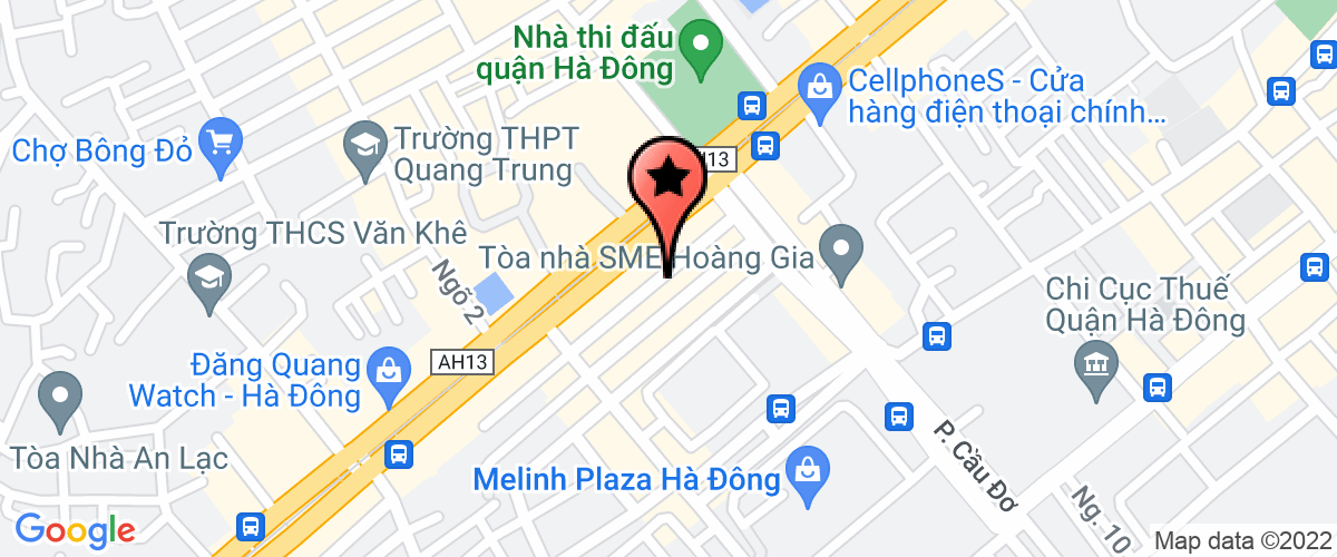 Map go to Ha Trung Restaurant Service Company Limited