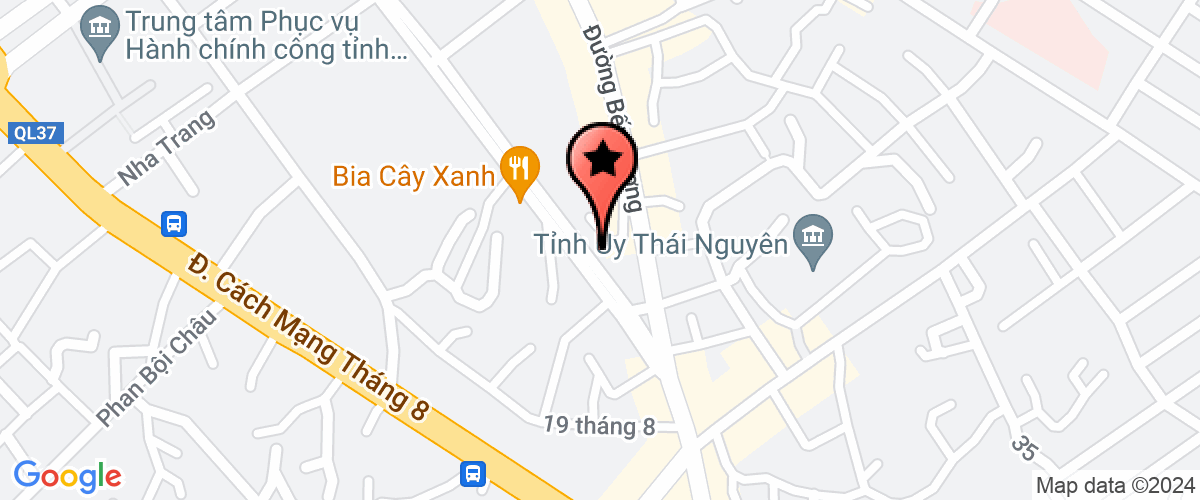 Bản đồ đến Công Ty TNHH quảng cáo Thái nguyên