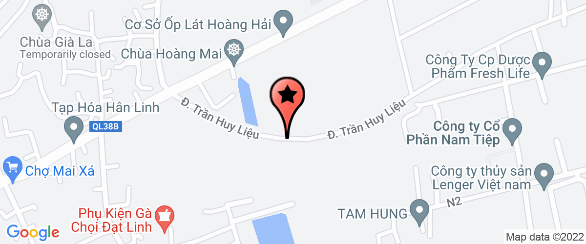 Map go to Truong Giang Trading Production and Construction Investment Company Limited
