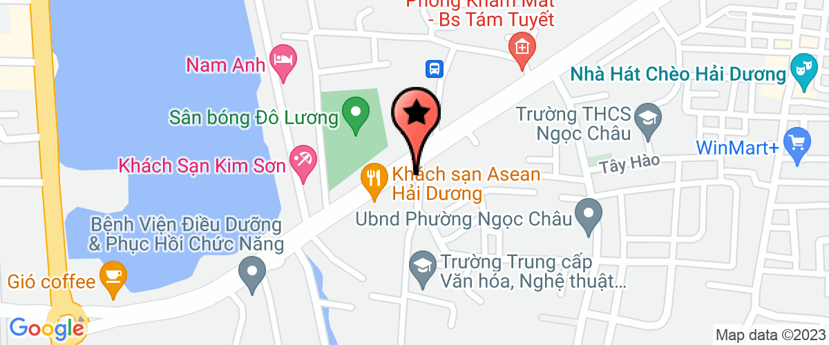 Map go to Hai Duong Industry Development And Service Company Limited