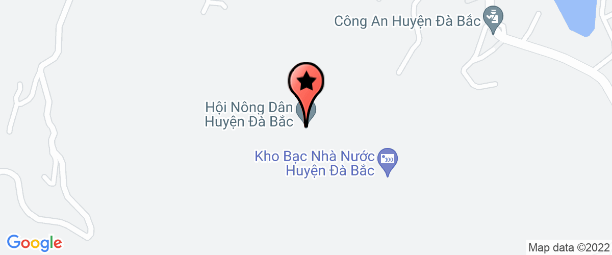 Map go to Van phong Uy ban nhan dan Da Bac District