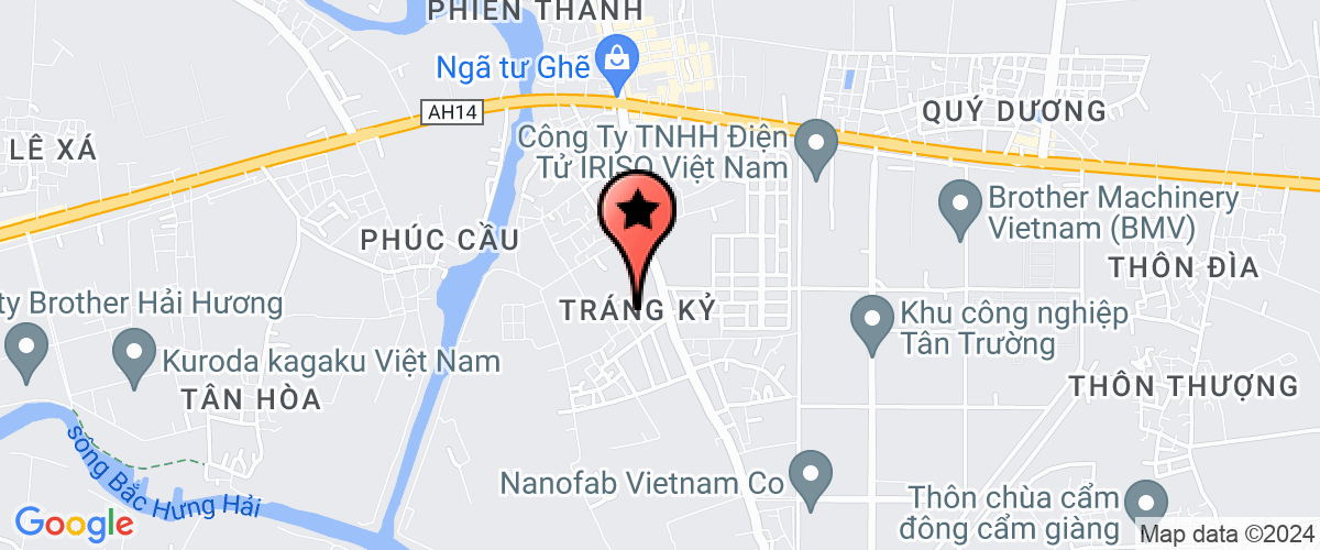 Map go to hang kinh doanh va sua chua co dien Ninh Van Du Door