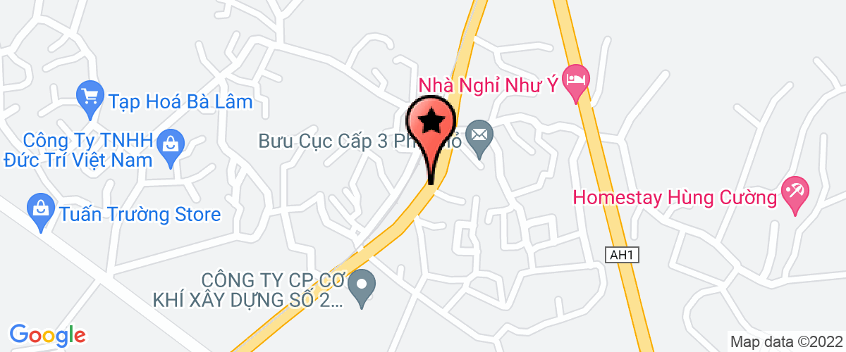 Map go to Bac Trung Company Limited