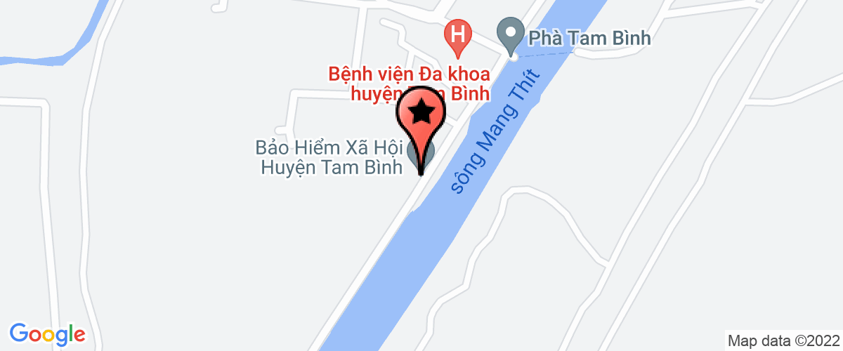 Map go to Toa an nhan dan Tam Binh District