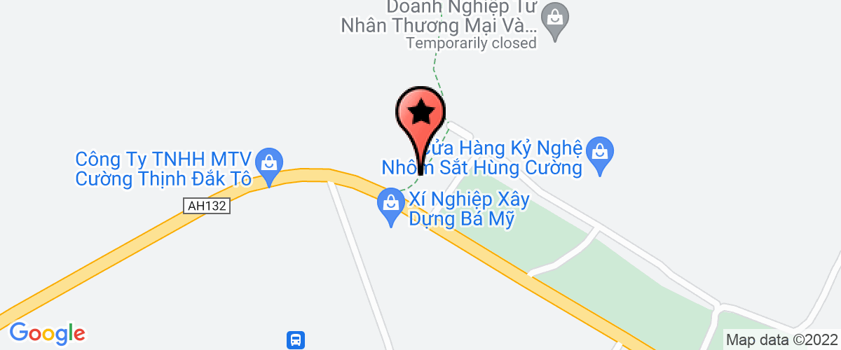 Map go to Truong Pho thong dan toc noi tru DakTo District